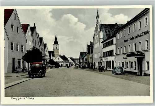 Langquaid Gasthaus zur Post VW-Käfer LKW-Pritsche