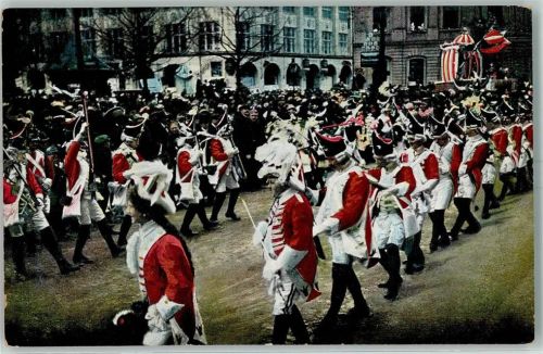 Köln Stadt Kölner Karneval Funken-Infanterie Funkentanz vorführend