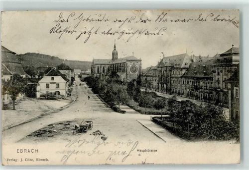 96157 W8612 Ebrach , Oberfr Gebrauchsspuren Hauptstraße