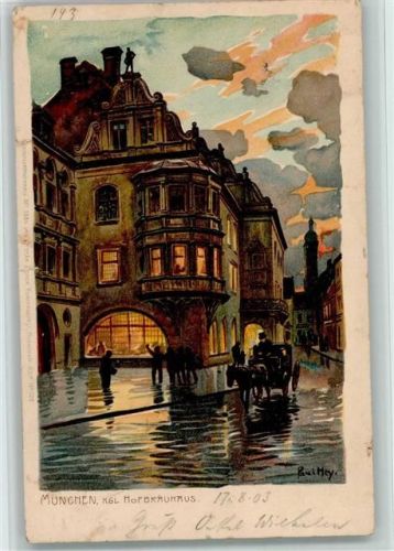 1903 Litho - sign Paul Hey AK