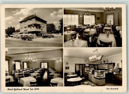 Wesel Hotel Galland Gastraum Tresen