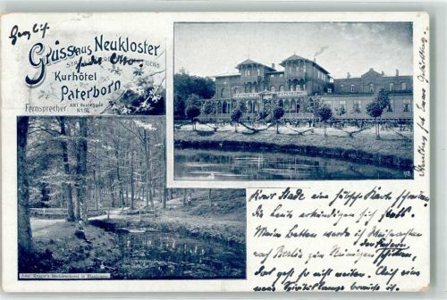 21614 W2150 Neukloster , Niederelbe 1907 - Kurhotel Paterborn
