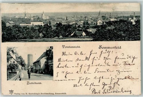 Sommerfeld 1901 Buttelturm