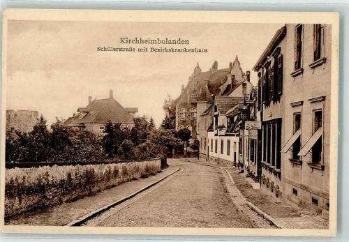 Kirchheimbolanden Schillerstraße Bezirkskrankenhaus Möbelgeschäft