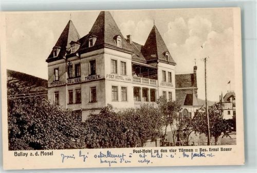 Bullay Post Hotel zu den vier Türmen