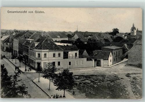 Güsten 1908 Bahnpost Aschersleben - Wittenberg Zug 679