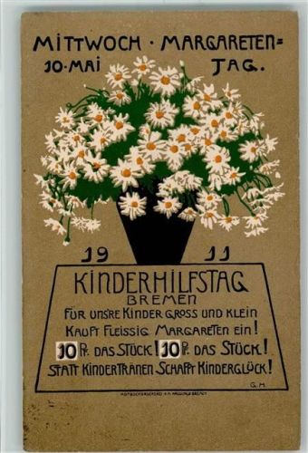 Bremen Margareten Tag 1911, Lithographie
