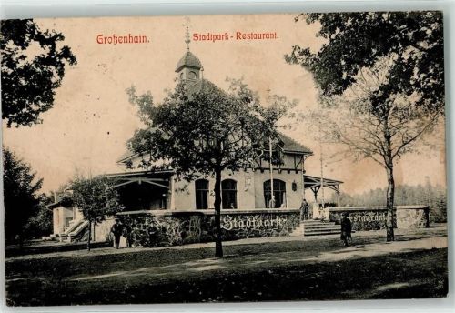 Großenhain 1915 Gasthaus Stadtpark Restaurant