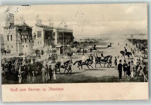 Iffezheim 1913 Rennbahn