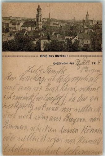 Werdau 1914 Marienkirche