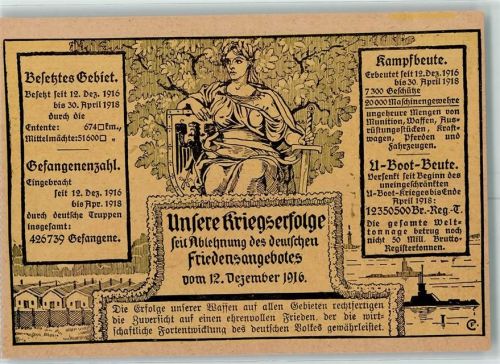 Unsere Kriegserfolge 1918 AK