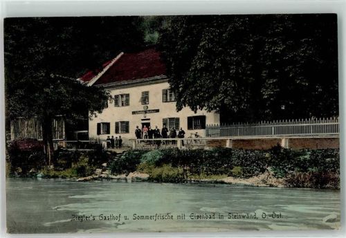 4081 Steinwand 1913 - Gasthaus Ziegler mit Eisenbad Steinwänd