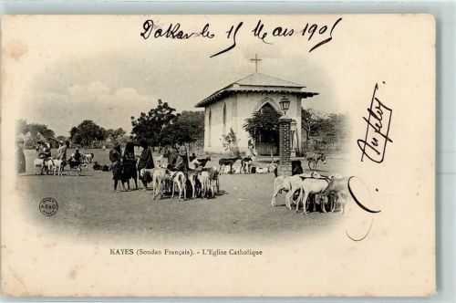 Kayes L'Eglise Catholique Ziegen