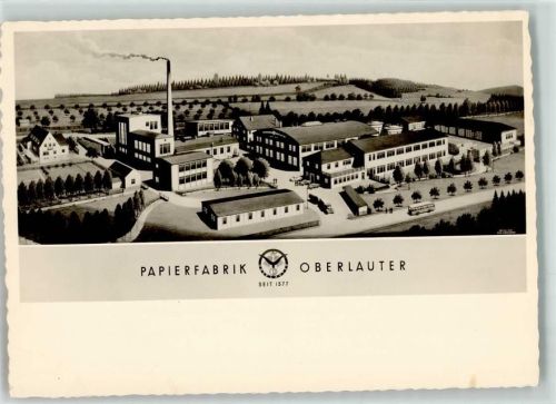 Oberlauter Papierfabrik sign. Erich Hoy