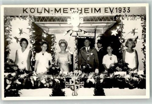 Köln Merheim 806 Schützenfest Schützenkönig Wappen