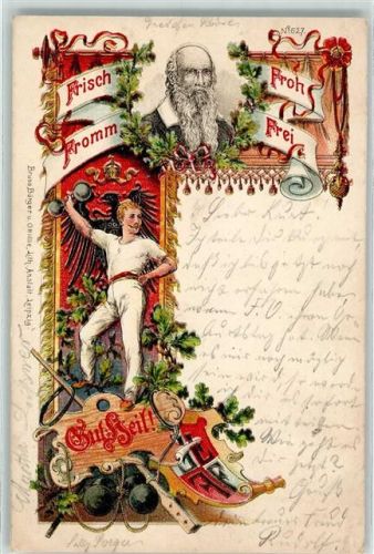 1901 Gut Heil Verlag Bruno Bürger u. Ottillie Nr. 627 AK