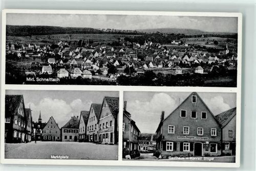 Schnaittach Marktplatz Gasthaus zum Blasi