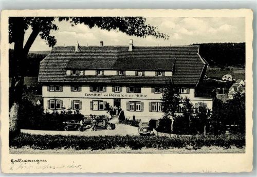 Hallwangen Gasthaus zur Mühle Oldtimer