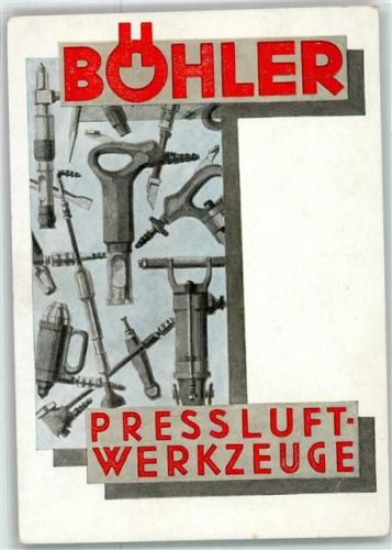 Böhler Pressluft Werkzeug auf AK