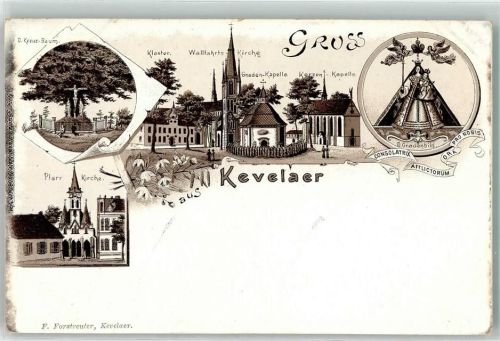 Kevelaer Kreuz-Baum Kloster Wallfahrts Kirche Gnaden Kapelle Kerzen Kapelle Gnadenbild Pfarr Kirche