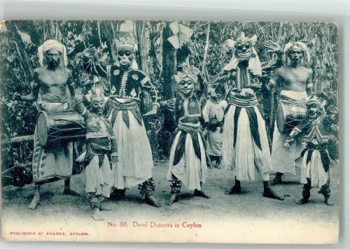 Colombo 1905 Tracht Devil Dancers