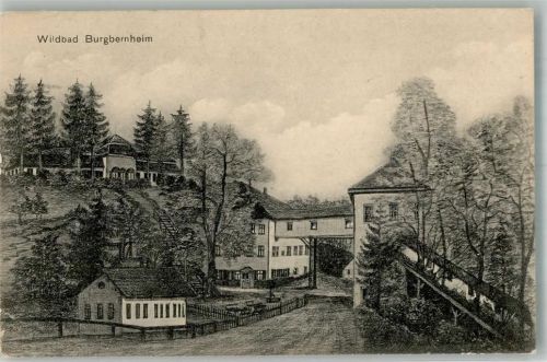 Burgbernheim 1914 Gasthaus Wildbad Burgbernheim