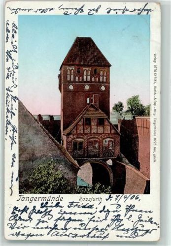 Tangermünde 1906 Rossfurth Lithographie