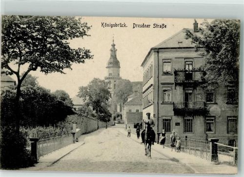 01936 O8293 Königsbrück - Dresdner Straße Berittener Soldat