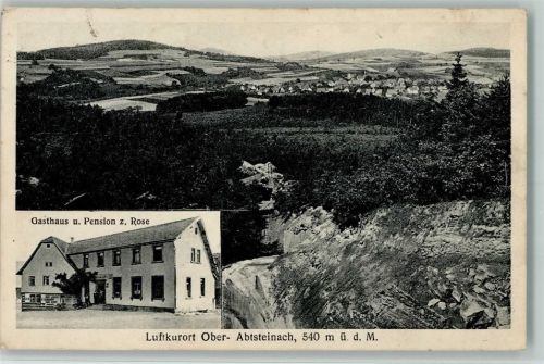 Abtsteinach 1932 Gasthaus zur Rose AK