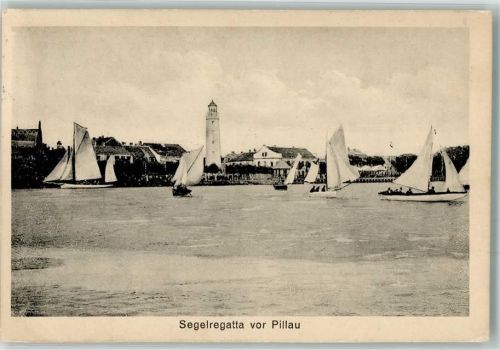 Baltijsk 1927 Leuchtturm Segelregatta