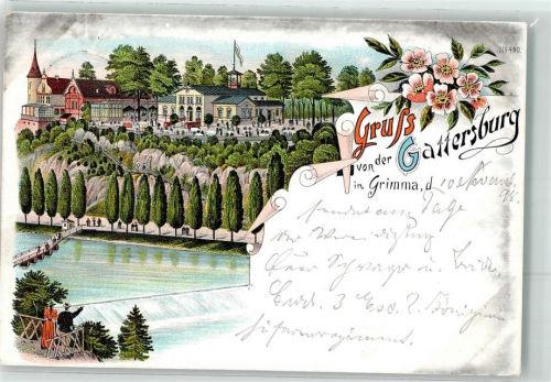 Grimma 1898 Gasthaus Gattersburg