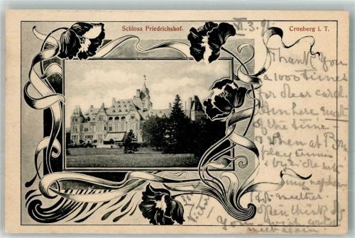 Kronberg 1901 Schloss Friedrichshof