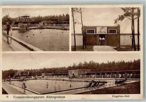 Altengrabow 1928 Schwimmbad Truppenübungsplatz