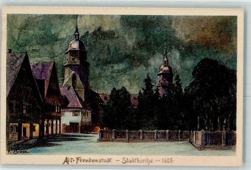 Freudenstadt Stadtkirche anno 1608 AK