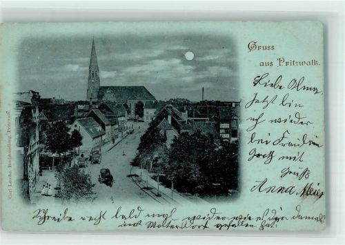 Pritzwalk 1898 Pfarrkirche St. Nikolai