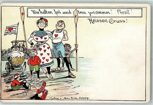 Wir halten fest zusammen Heissen Gruss