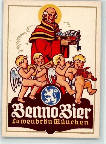 München Benno Bier Löwenbräu Engel Geige