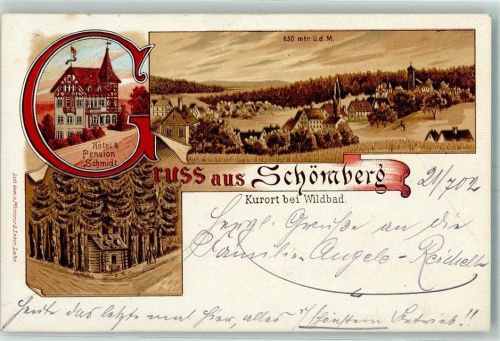 Schömberg Hotel Pension Schmidt