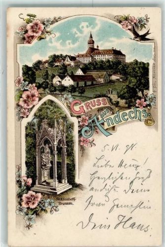 Andechs 1898 Gruss aus