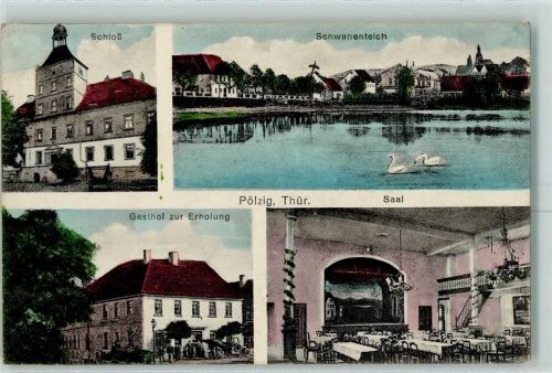 Pölzig Schloss Schwanenteich Gasthof Zur Erholung Saal