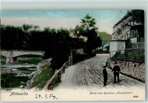 Mittweida Partie beim Gasthaus Neudörfchen