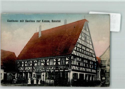 Roßtal Gasthaus mit Saalbau Zur Kanne Minikarte
