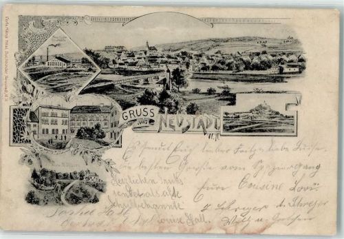 Neustadt 1904 Schloss Glashütte