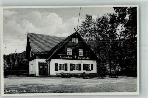 Bad Liebenstein Gasthaus Schützenhaus Gartenwirtschaft Bahnpost Zug 2618