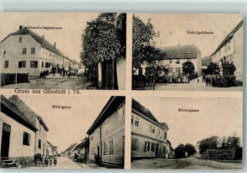 Günstedt Gemeindegasthaus Schulgebäude Mühlgasse Mittelgasse