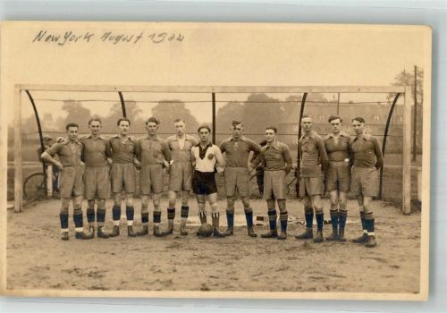 New York August 1932 Fußballmannschaft