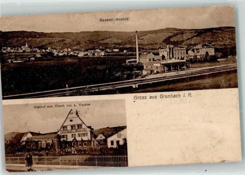 Grunbach Gasthaus zum Hirsch Bahnhof