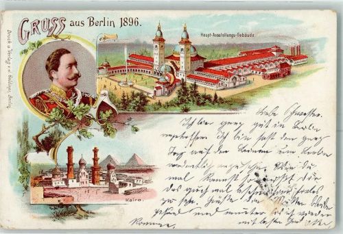 Treptow 1896 Kaiser Wilhelm II Verlag Goldiner AK