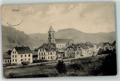 Elzach 1909 St.Nikolaus Kirche