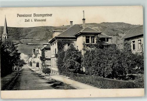 Zell 1909 Pensionat Baumgartner